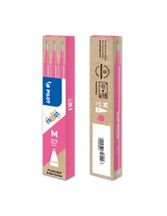 SET 3 REFILL SFERA FRIXIONball 0.7mm ROSA PILOT 006648