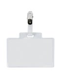 100 portanome Pass 3M 9,5x6cm c/clip in metallo s/cartoncino Sei Rota 318007