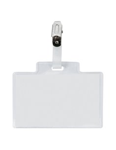 100 portanome Pass 3M 9,5x6cm c/clip in metallo s/cartoncino Sei Rota 318007 SEI ROTA PORTABADGE E ACCESSORI