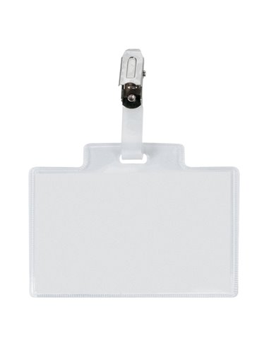 100 portanome Pass 3M 9,5x6cm c/clip in metallo s/cartoncino Sei Rota 318007 SEI ROTA PORTABADGE E ACCESSORI