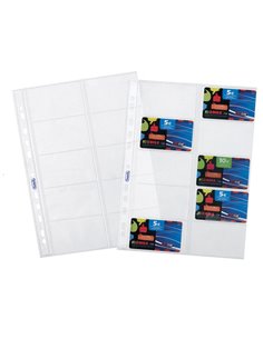 10 BUSTE FORATE PORTA CARDS 21,5X29,7CM FAVORIT 100460075 FAVORIT BUSTE PER USI DIVERSI E DEDICATI