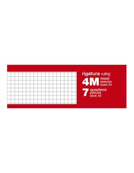 QUADERNO A5 4mm 20fg+1 80gr ONE COLOR BLASETTI 1407 BLASETTI QUADERNI PUNTO METALLICO