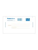 100 CARTOLINE DI RITORNO RACCOMANDATA 10X20CM C/ADES.RIMOV. E0622/1 E0622/1