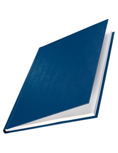 10 COPERTINE RIGIDE IMPRESSBIND 3,5MM BLU FINITURA LINO 73900035 LEITZ CARTELLINE E COPERTINE PER RILEGATURE