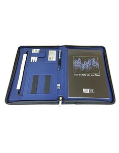 PORTABLOCCO PROFESSIONAL 25.5X34.5CM BLU art.4851 City Time 4851-BL City Time PORTABLOCCHI AGENDE E TACCUINI 2