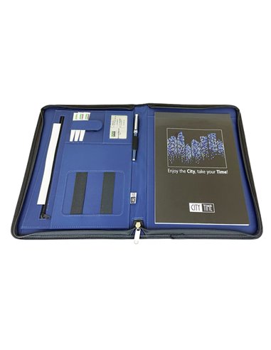 PORTABLOCCO PROFESSIONAL 25.5X34.5CM BLU art.4851 City Time 4851-BL City Time PORTABLOCCHI AGENDE E TACCUINI