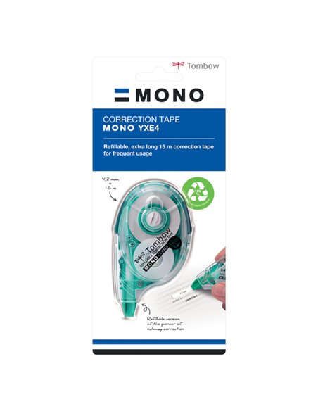 CORRETTORE A NASTRO 4,2MMX16M TOMBOW MONO YXE RICARICABILE CT-YXE4 TOMBOW CORRETTORI A NASTRO