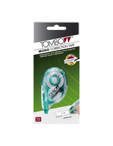 CORRETTORE A NASTRO 4,2MMX16M TOMBOW MONO YXE RICARICABILE CT-YXE4 TOMBOW CORRETTORI A NASTRO