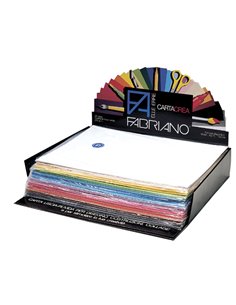 Expo 260 cartoncino 35x50cm 220gr ass. in 25 colori Cartacrea Fabriano 46403550 FABRIANO CARTONCINO COLORATO