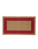 ZERBINO COCCO C/FONDO IN VINILE 45X80CM ROSSO VELCOC ZV17BO4580