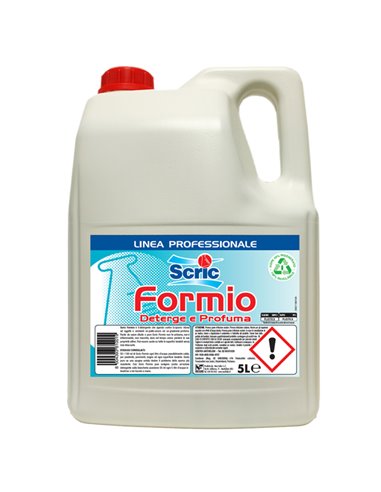 DETERGENTE PAVIMENTI IGIENIZZANTE SCRIC 5 LITRI FORMIO 120704810020 SCRIC DETERGENTI-DETERSIVI PER PULIZIA