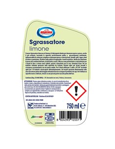 DETERGENTE SGRASSATORE UNIVERSALE LIMONE 750ML Amacasa 101065120071 2