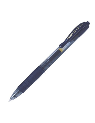 PENNA SFERA GEL SCATTO G-2 BLACK-BLU 0.7MM PILOT 001489 PILOT A SCATTO