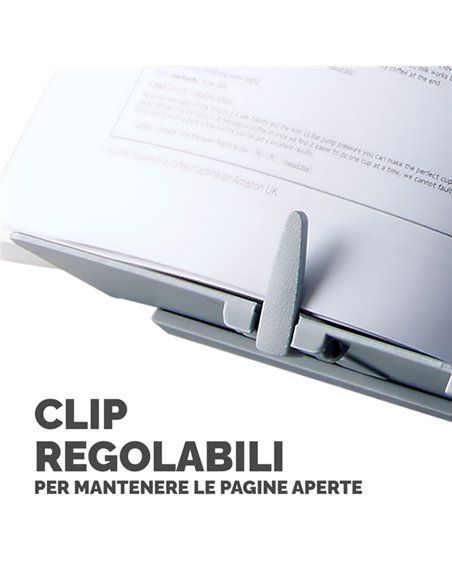 LEGGIO BOOK-LIFT A4 21140 SILVER FELLOWES 21140