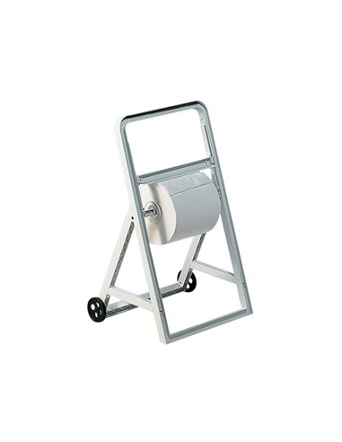 DISPENSER CAVALLETTO C/RUOTE PER BOBINE DI CARTA MAR PLAST A56611 MAR PLAST ACCESSORI PER IL BAGNO E DISPENSER