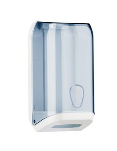 DISPENSER CARTA IGIENICA IN FOGLI TRASPARENTE/BIANCO MAR PLAST A62110