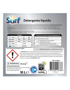 DETERSIVO LAVATRICE LIQUIDO 10LT SURF 7518800 SURF DETERGENTI-DETERSIVI PER PULIZIA 2