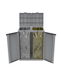 Contenitore Ecoline 2 Grigio 2x110lt Terry 1003055