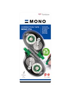 BLISTER 2 CORRETTORI A NASTRO 4MMX10M TOMBOW MONO PCT-YT4-2P