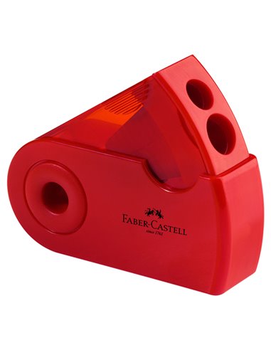 TEMPERAMATITE SLEEVE 2 FORI C/SERBATOIO FABER CASTELL 182701 FABER-CASTELL TEMPERAMATITE CON CONTENITORE