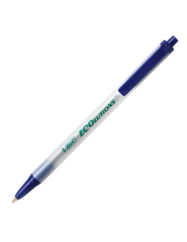 SCATOLA 50 PENNE A SFERA SCATTO ECOlutions BLU 1.0MM BIC 8806891 BIC A SCATTO