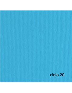BLISTER 20FG CARTONCINO 50X70 220GR CIELO 120 FABRIANO ELLE ERRE 42450720 FABRIANO CARTONCINO COLORATO