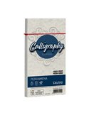 25 buste CALLIGRAPHY PERGAMENA 110x220mm 90gr perla FAVINI A574203