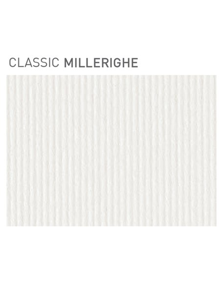 25 BUSTE CALLIGRAPHY MILLERIGHE 110X220MM 100GR 01 BIANCO A570424