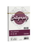 25 BUSTE CALLIGRAPHY MILLERIGHE 120X180MM 100GR 01 BIANCO A570427