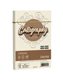 25 BUSTE CALLIGRAPHY CANVAS 120X180MM 100GR 02 AVORIO A57Q417