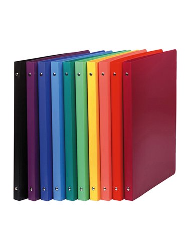 RACCOGLITORE PP OPACO A4 4 ANELLI Ø15MM COLORI ASS. 51199E EXACOMPTA RACCOGLITORI AD ANELLI