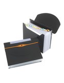 CARTELLA A 13 TASCHE 23X33CM NERO OPTIMA EXPANDER 2102483