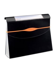 CARTELLA A 13 TASCHE 23X33CM NERO OPTIMA EXPANDER 2102483 REXEL CARTELLE A SOFFIETTO 2