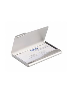 PORTA BIGLIETTI VISITA IN ALLUMINIO BUSINESS CARD BOX 2415-23 DURABLE PORTABIGLIETTI DA VISITA 2