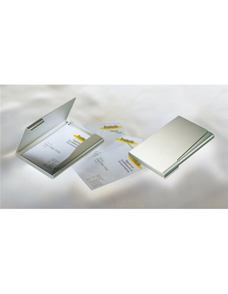 PORTA BIGLIETTI VISITA IN ALLUMINIO BUSINESS CARD BOX 2415-23 DURABLE PORTABIGLIETTI DA VISITA