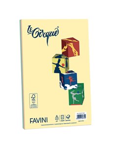 Carta LECIRQUE A4 80gr 200fg mix 4 colori pastello FAVINI A71X414