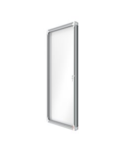 BACHECA PER ESTERNI BIANCA MAGNETICA 9XA4 VERTICALE NOBO 1902580 2