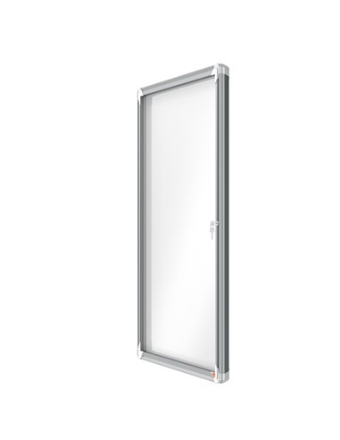 BACHECA PER ESTERNI BIANCA MAGNETICA 9XA4 VERTICALE NOBO 1902580