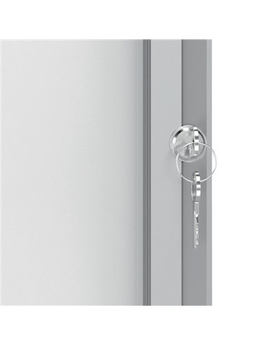 BACHECA PER INTERNI BIANCA MAGNETICA 4XA4 VERTICALE NOBO 1902557
