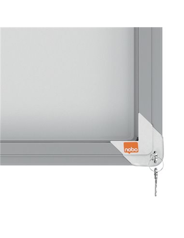 BACHECA PER INTERNI IN METALLO 12XA4 ANTE SCORREVOLI NOBO 1902570 NOBO BACHECHE PER INTERNI