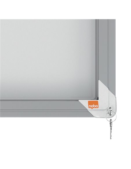 BACHECA PER INTERNI IN METALLO 12XA4 ANTE SCORREVOLI NOBO 1902570 NOBO BACHECHE PER INTERNI