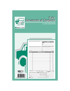 BLOCCO DDT 23X14,8CM 33fg 3 copie AUTORIC. E5215CT E5215CT EDIPRO MAGAZZINO-TRASPORTI