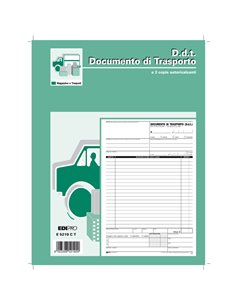 BLOCCO DDT 29.7X22CM 33fg 3 copie AUTORIC. E5219CT E5219CT EDIPRO MAGAZZINO-TRASPORTI