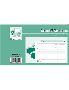 BLOCCO BUONI CONSEGNA 10X17CM 33fg 3 copie AUTORIC. E5199CT E5199CT EDIPRO MAGAZZINO-TRASPORTI
