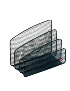Sparticarte MESH in rete metallica nero ALBA MESHLETTER/N ALBA SPARTICARTE-REGGILIBRI