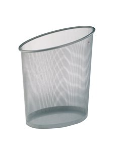 Cestino gettacarte 18lt MESH in rete metallica argento ALBA MESHCORB/M ALBA CESTINI GETTACARTE
