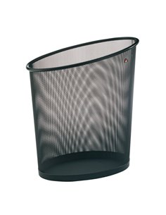 Cestino gettacarte 18lt MESH in rete metallica nero ALBA MESHCORB/N ALBA CESTINI GETTACARTE