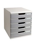 CASSETTIERA MODULO A4 5 CASSETTI GRIGIO/GRANITO EXACOMPTA 301041D