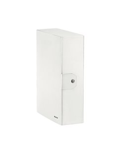 Scatola progetto WOW dorso 10cm bianco metal LEITZ 39680001 LEITZ SCATOLE ARCHIVIO CON BOTTONE