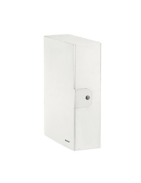 Scatola progetto WOW dorso 10cm bianco metal LEITZ 39680001 LEITZ SCATOLE ARCHIVIO CON BOTTONE